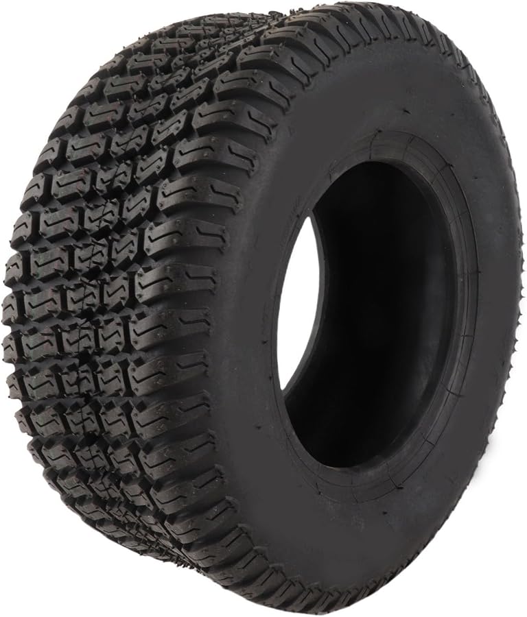 13x5 00 6 إطار ثقيل مقاوم للثقب 4 طبقات حمولة 440 رطلاً لعربات الكارت وجزازات العشب وجرارات الحدائق - Image 1