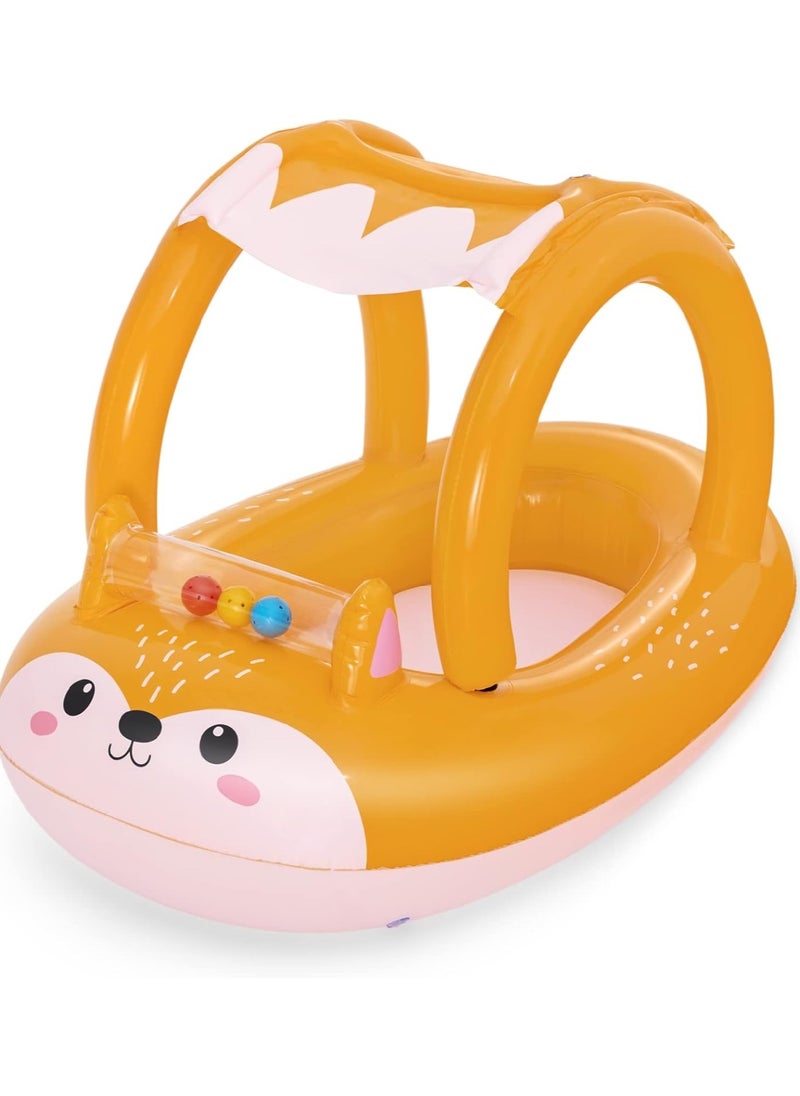 Generic - Fox Shape Kids Canopy Boat - Image 1