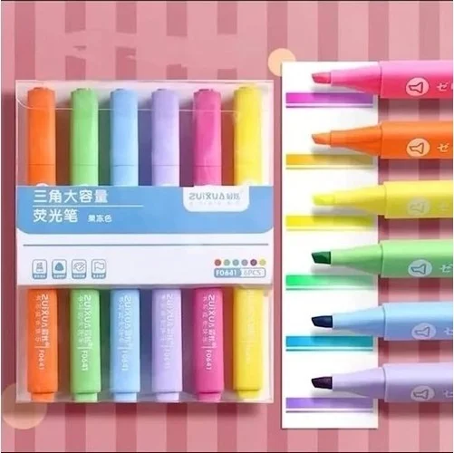 Tüftürük Highlighter Pen Set 6 Colors