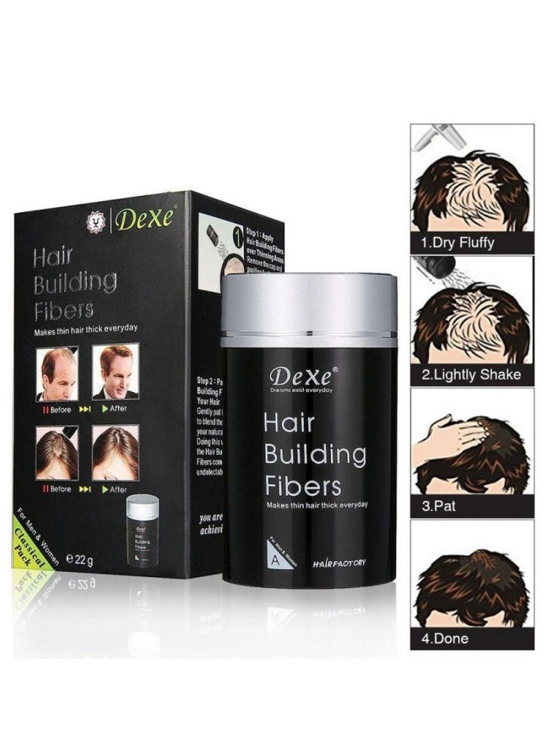 Dexe Hair Building Fibers Black 22 g 