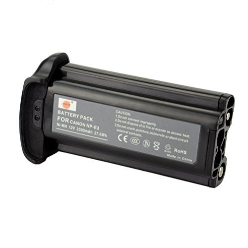 DSTE Replacement for 2X NP-E3 Ni-MH Battery Compatible Canon EOS 1D EOS 1D MarkII EOS 1D MarkII N EOS 1DS EOS 1DS MarkII Camera - Image 2
