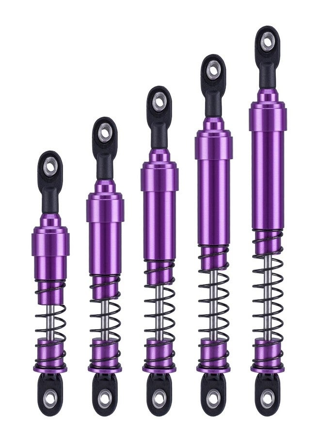 G.T.R RC 4pcs Aluminum Big Bore Shocks for 1/10 RC Crawler LCG Chassis Gspeed V3 Element Enduro SCX10 TRX4 Gamde R1 Comp Builds DIY (Purple 95mm 4pcs) - Image 2
