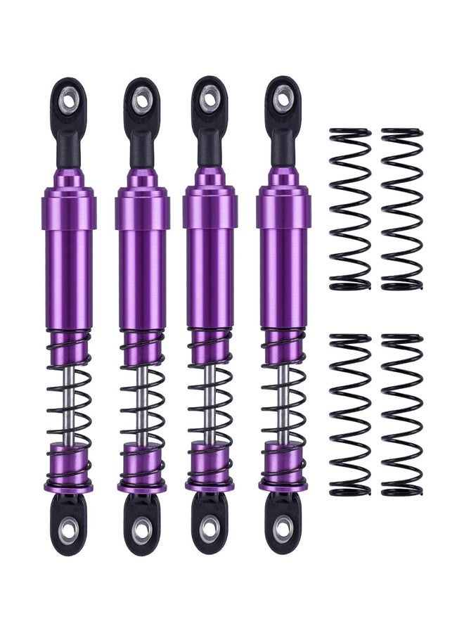 G.T.R RC 4pcs Aluminum Big Bore Shocks for 1/10 RC Crawler LCG Chassis Gspeed V3 Element Enduro SCX10 TRX4 Gamde R1 Comp Builds DIY (Purple 95mm 4pcs) - Image 1