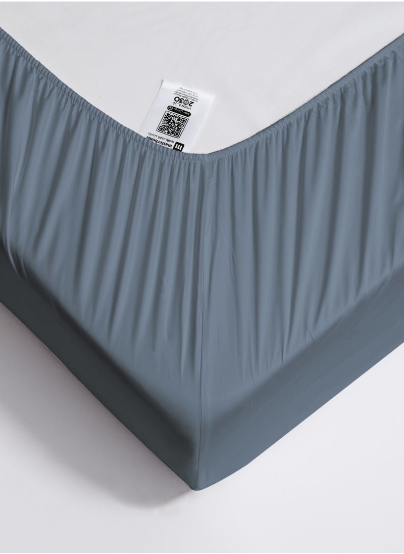 King 100% Rayon Of Bamboo Cooling Fitted Sheet, Fitted Sheet With Elastic 200x200+35 cm, Breathable Silky Soft, King Size 3 Pieces - pzsku/Z008D6936281AE4E758E4Z/45/_/1723447723/893af77e-2913-4c77-9d25-348a559a5367