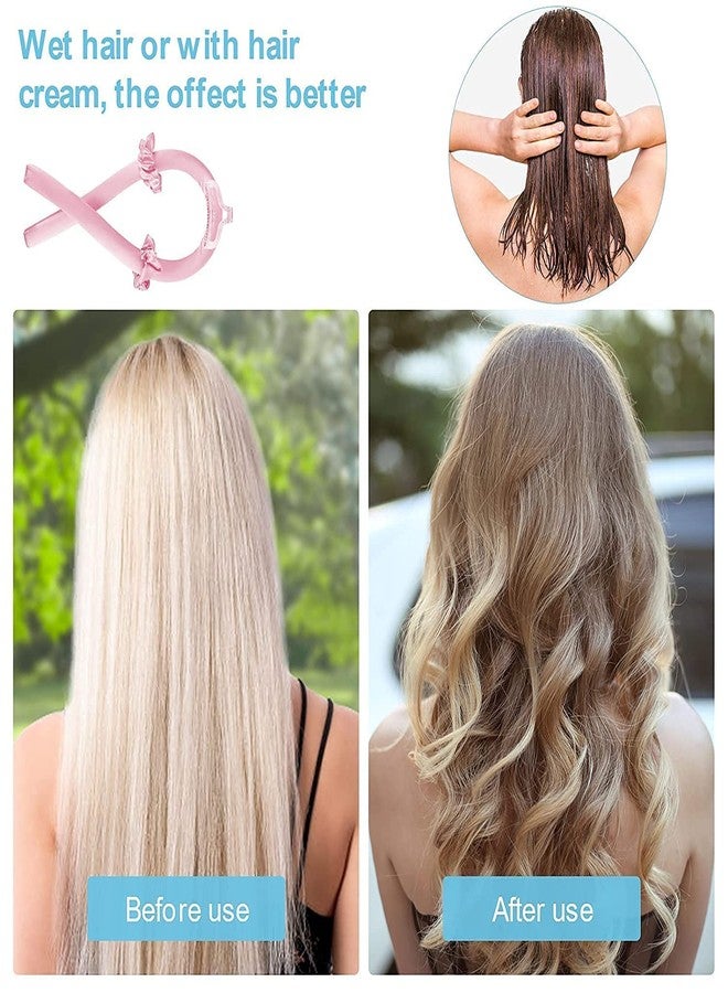 SELLFUN Heatless Hair Curler for Women - Satin Curling Rod Headband + Accessories, No‑Heat Foam Rollers, Sleep‑In Silk Ribbon Set for Long Hair, Frizz Control Waves - Image 5