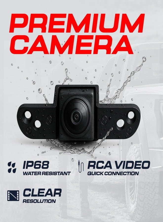 Master Tailgaters Black Tailgate Handle with Backup Camera Replacement for Toyota Tacoma (2005-2015) | IP68 Waterproof | Parking Grid Lines Available | Easy to Install - Image 4