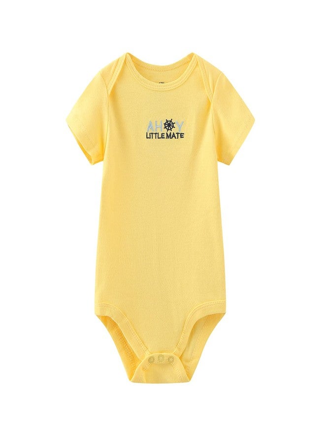 MAMIMAKA Short Sleeve Baby Bodysuit Newborn Baby Pants Baby Clothes for Baby Boy and Girls clothes set - Image 3