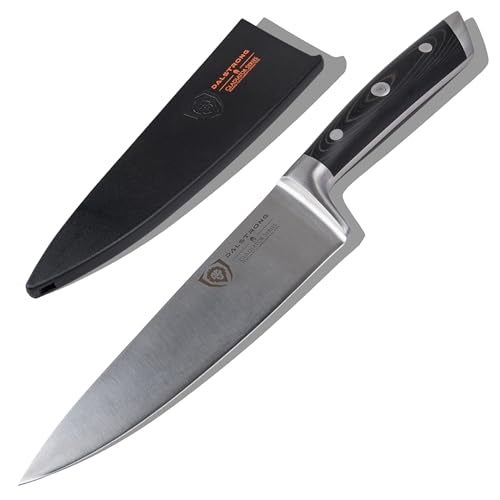Dalstrong 8" Chef Knife — Forged High-Carbon German Steel, Full-Tang, Hand-Polished 16–18° Edge — Gladiator Series ELITE For Daily Home Cooking, BBQ Prep & Professional Kitchens — G-10, NSF - Image 5