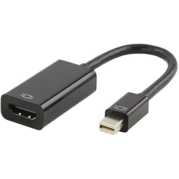 Mini DisplayPort to HDMI adapter.