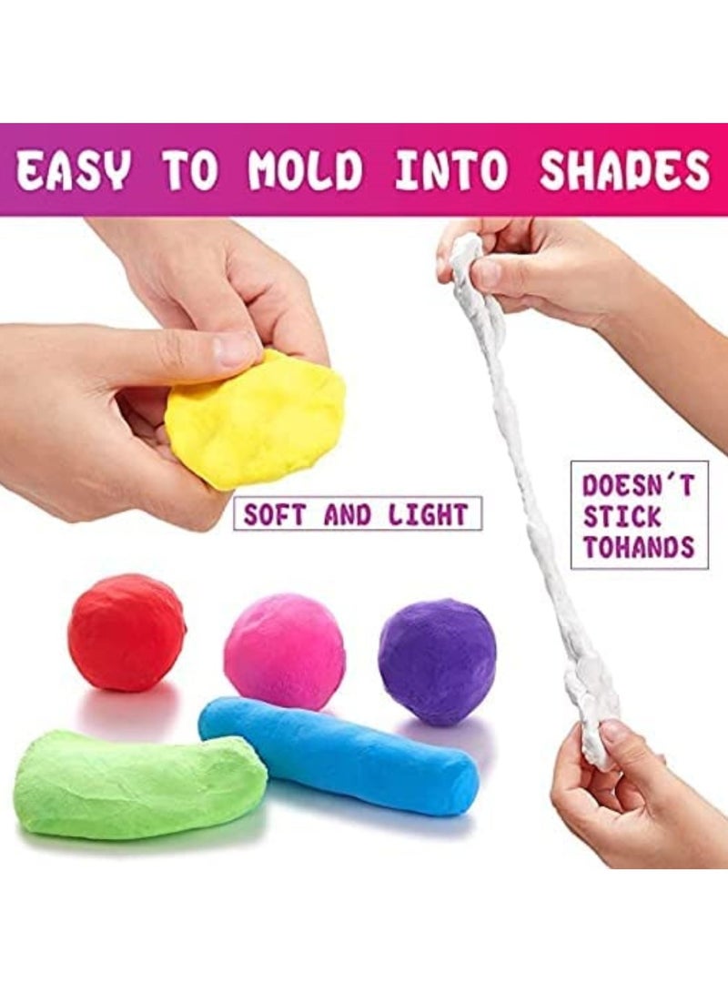 Mr. Penda 12 Colors DIY Plasticine, Air Dry Clay, Super Light DIY Soft Creative Handgum, Educational Clay Toys for Kids - Image 2
