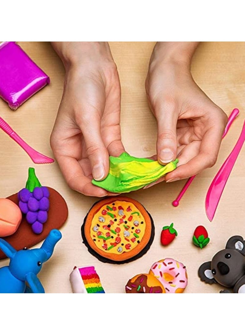 Mr. Penda 12 Colors DIY Plasticine, Air Dry Clay, Super Light DIY Soft Creative Handgum, Educational Clay Toys for Kids - Image 4