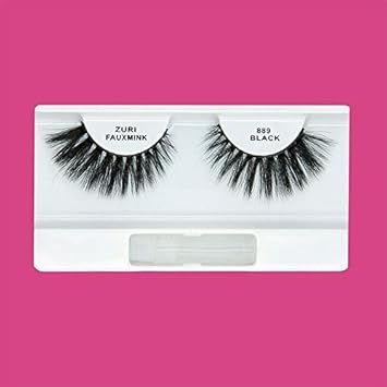 ZURI Fauxmink False Eyelashes XD8D XDimensional Natural False Lashes False Eyelashes Natural Look Thick Eyelashes With Lash Applicator Natural Eyelashes with Glue Mink Eyelashes Style 889 - Image 3