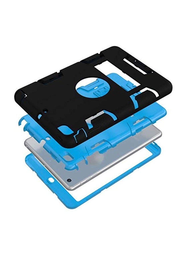NIBEMINENT Protective Case Cover With Kick Stand For Apple iPad Mini Black/Blue  - Image 2