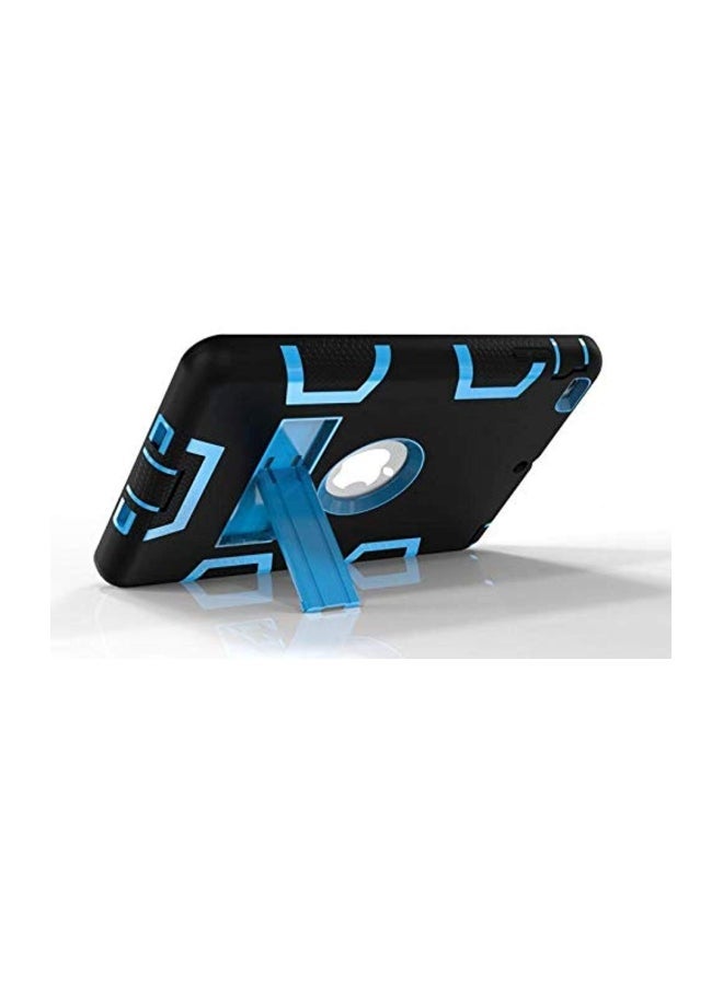 NIBEMINENT Protective Case Cover With Kick Stand For Apple iPad Mini Black/Blue  - Image 3