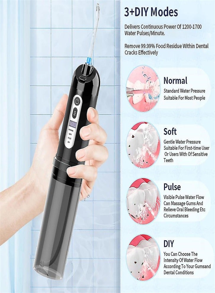 Generic Oral Irrigator, 3+ DIY Modes, with 7 Nozzles, Portable Dental Irrigator, IPX7 Waterproof  - Image 3