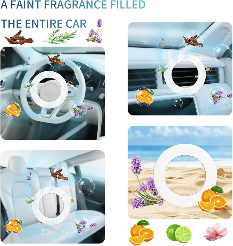 Kwak's 6 Packs Air Freshener Refill Tablets ，Individual Package Long Lasting Fresheners for Cars （2 Scents included Gulong Fragrance & Ocean） - Image 5