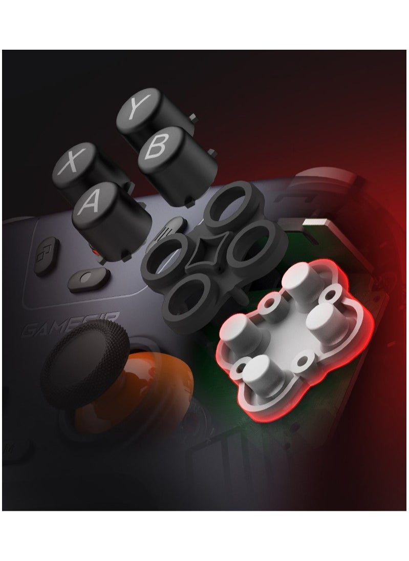 General - Wireless Gamepad GameSir T4 Nova Lite Bluetooth Game Controller for PC, Steam, Switch, iOS, Android White - Image 1