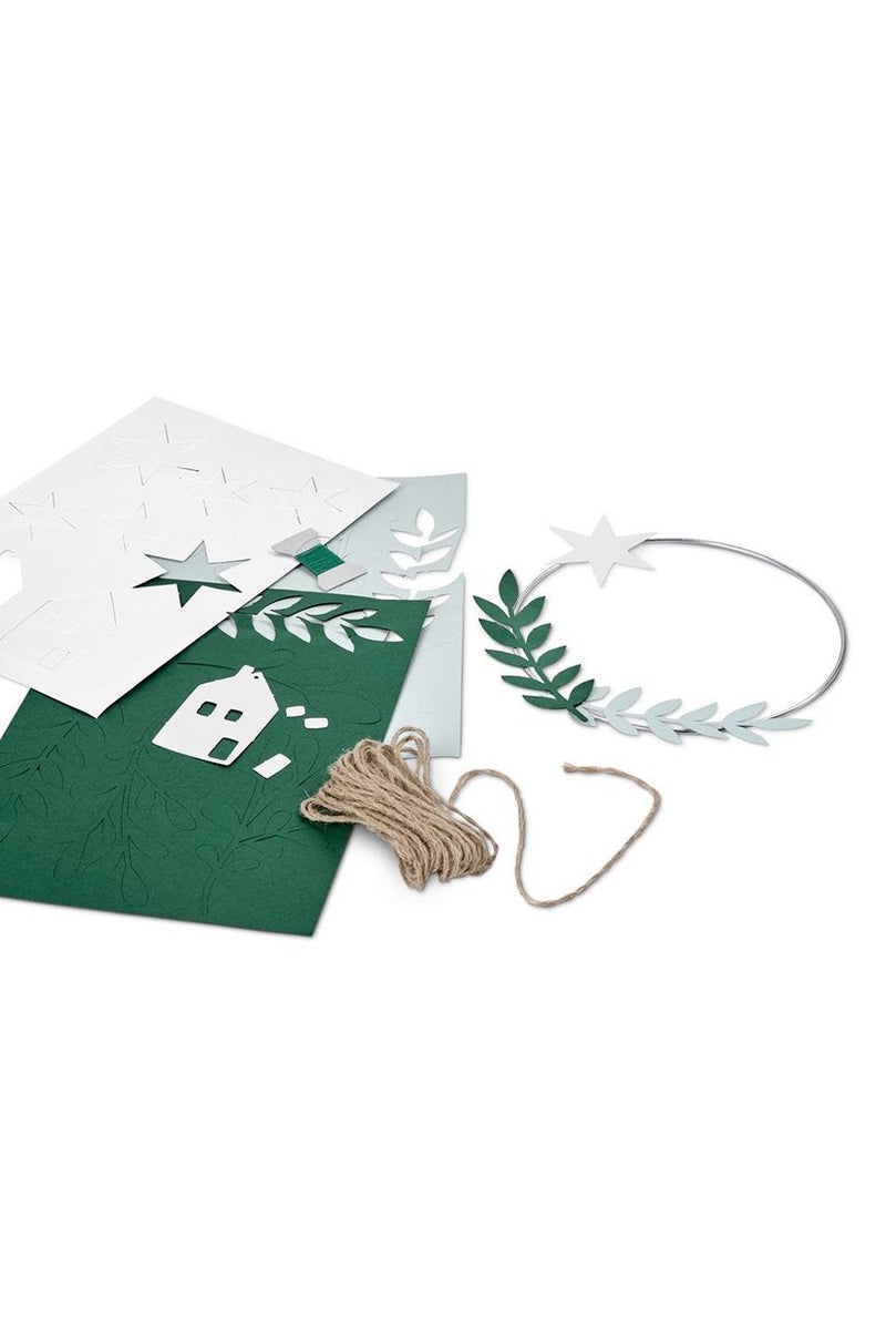Tchibo Decorative Wreath Craft Set, Green Combo - Image 4