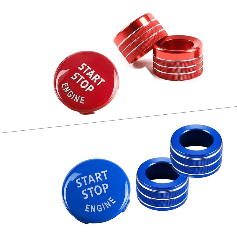 QASULER Car Engine START STOP Button Trim Cover for BMW - Image 4