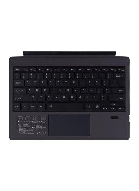 For Microsoft Surface Pro Bluetooth Keyboard Pro34567 Zhuyin Cangjie Multi Language Luminous Keyboard-Colour: Gray And Black-Product Type: Pro3/pro4/pro2017/pro6/pro7