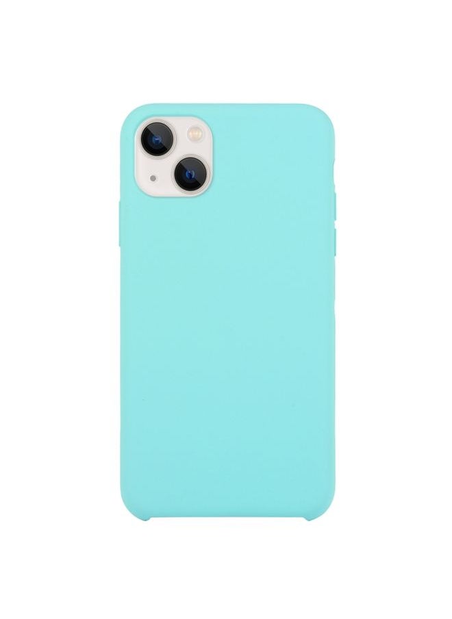 Generic - Case Cover For iPhone 13 Solid Silicone Phone Case Ice Blue - Image 1