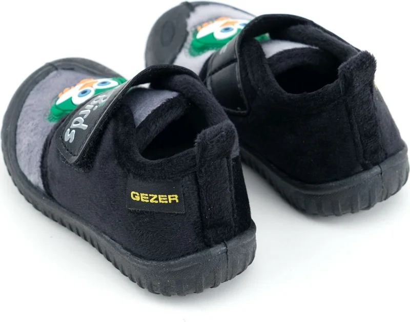 Gezer Winter Velcro Adjustable Comfortable Sole Happy Birds Baby Boys Slippers