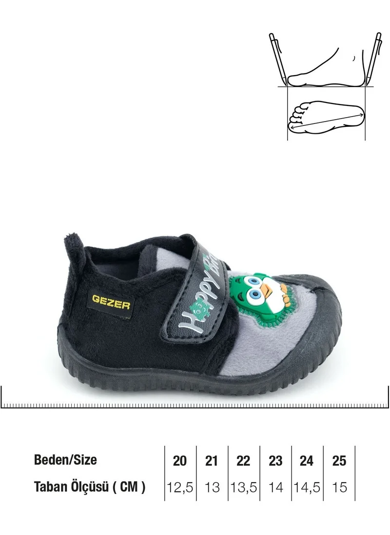 جيزر Winter Velcro Adjustable Comfortable Sole Happy Birds Baby Boys Slippers