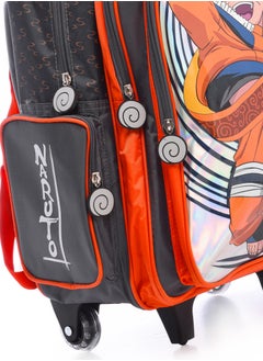 Naruto School Bag - Trolley Bag with Lunch Bag and Pencil Case  - Image 4