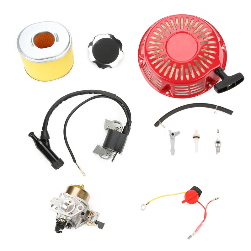 Ignition Coil Spark Plug Air Filter Carburetor Gasket Set - 100% New High Quality Durable Material Simple Design for Honda GX340 11HP GX390 13HP Gasoline Small Engine Parts - Image 2