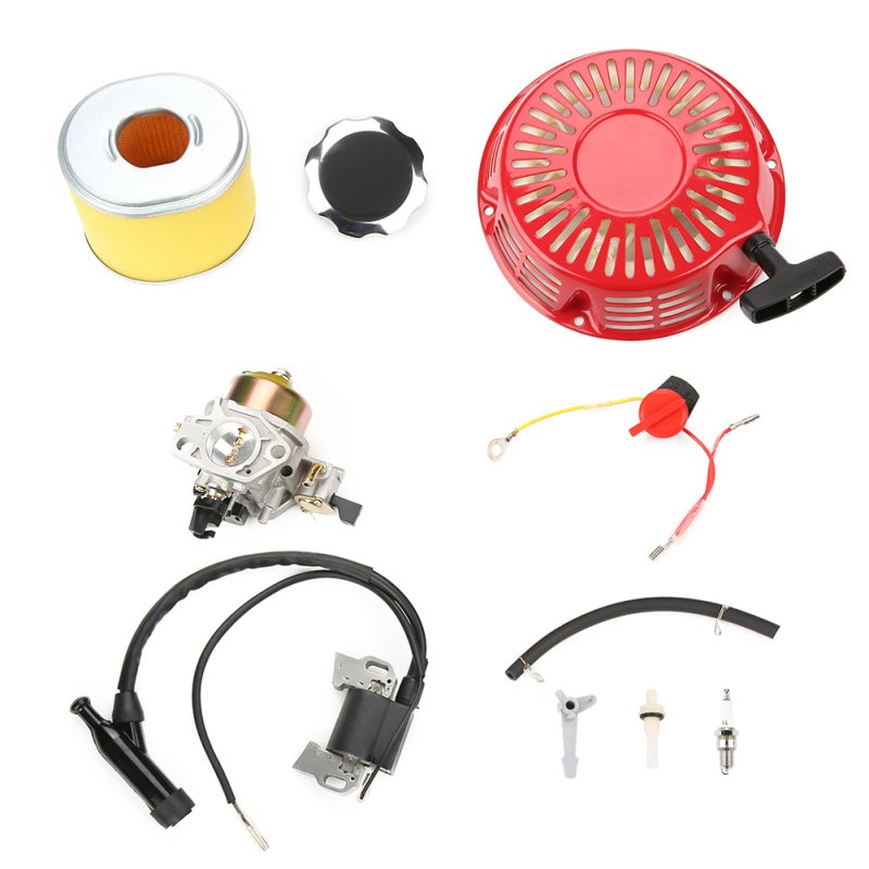 Ignition Coil Spark Plug Air Filter Carburetor Gasket Set - 100% New High Quality Durable Material Simple Design for Honda GX340 11HP GX390 13HP Gasoline Small Engine Parts - Image 3