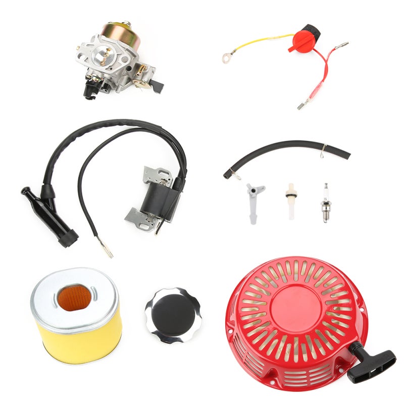 Ignition Coil Spark Plug Air Filter Carburetor Gasket Set - 100% New High Quality Durable Material Simple Design for Honda GX340 11HP GX390 13HP Gasoline Small Engine Parts - Image 4