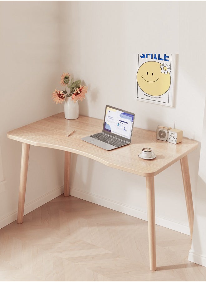 Modern Simple Desk Computer Table Wooden Writing Desk Arch Design Suitable For Students Computer Laptop Workstation Office And Living Room Natural Wood Legs - pzsku/Z008E8C786169C5F4F683Z/45/_/1726728344/9ee6b0d8-ac56-4144-b893-6ae2212553ae