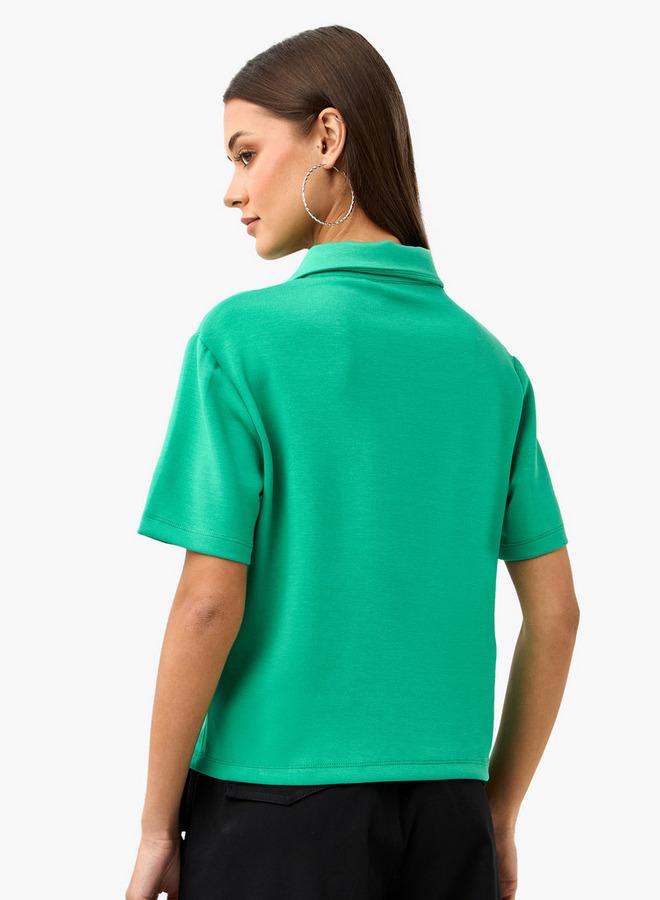 SP Characters Bugs Bunny Print Polo T-shirt - Image 3