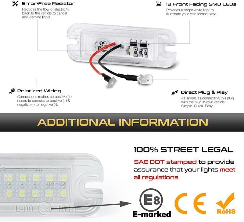 DEMULAX LED License Plate Lights for G-Class - Image 5