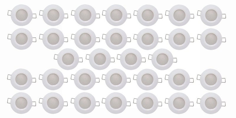 Bene BENE Luster Round Ceiling Light Blue 3w Pack of 32 Pcs  - Image 1