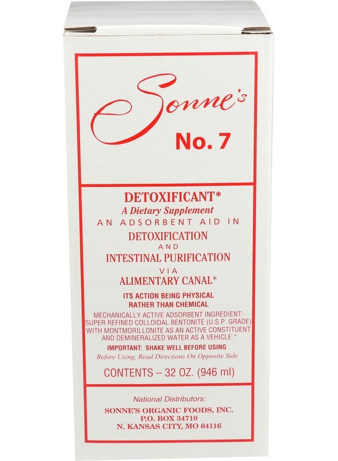 Sonne's Organic Foods - Sonne's No. 7 Detoxification, 32 fl oz Liquid