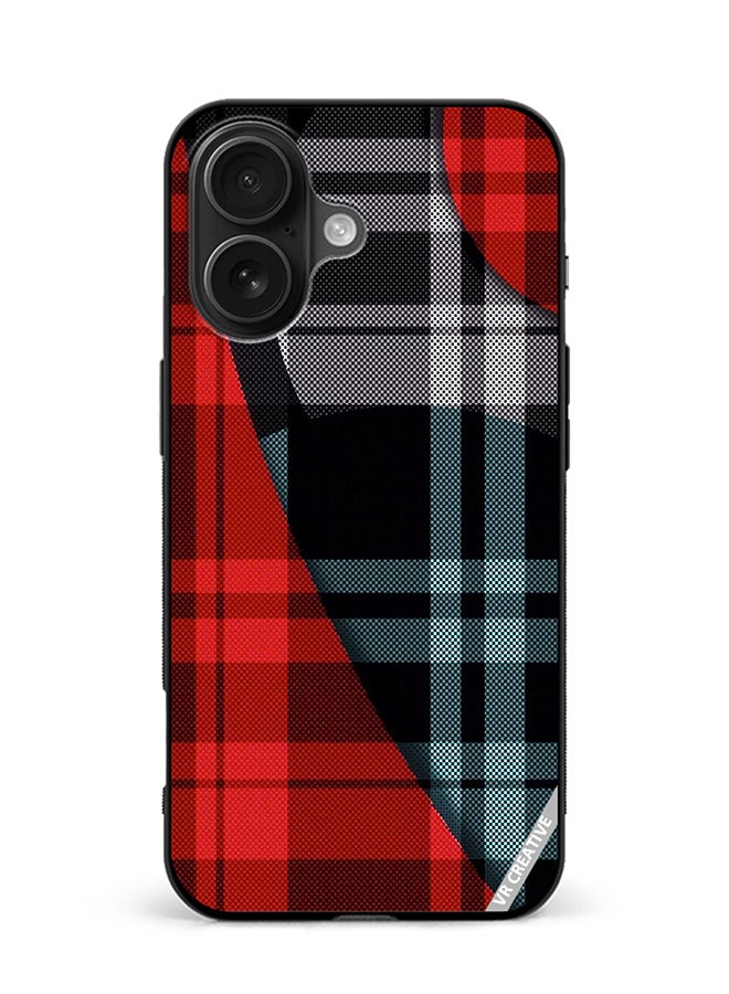 Protective Case Cover For Apple iPhone 16 Plus Abstract Design Multicolour