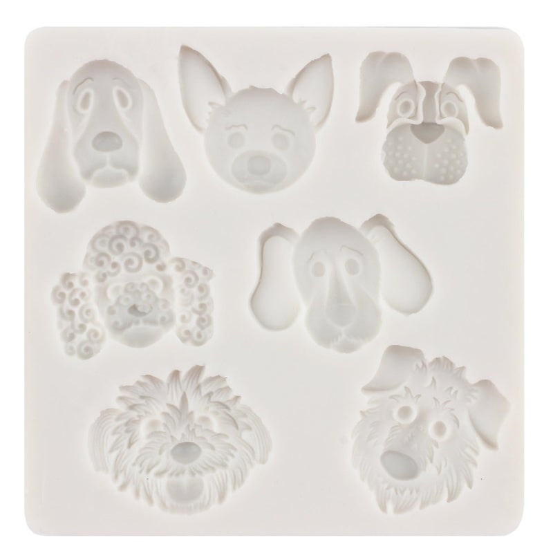 MYPRACS Farm Animals Head Cow Sheep Pig Silicone Molds Picket Fence Fondant Mold For Cake Decoration Cupcake Topper Candy Polymer Clay Chocolate Gum Paste Set Of 5 - Image 3