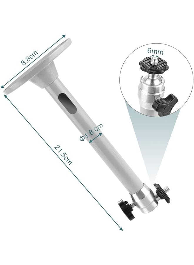 erorex Projector Wall Mini Ceiling Mount Stand Universal Projector Ceiling Mount Bracket 360 Swivel 90 Tilt Wall Mount Hanger Tilt And Swivel Projector Holder For Most Mini Projector Bracket - Image 2