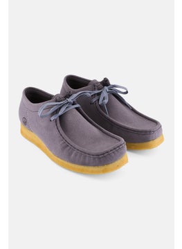 clarks Men Wallabee Slip On Shoes, Light Grey  - Image 1
