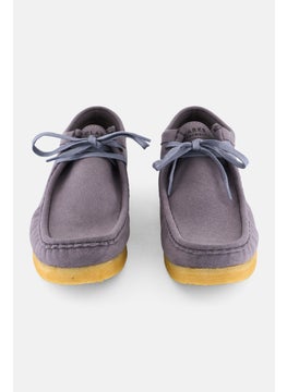 clarks Men Wallabee Slip On Shoes, Light Grey  - Image 4
