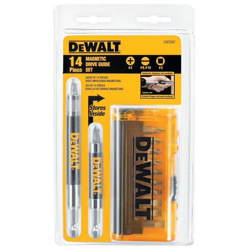 DEWALT Screwdriver Bit Set, Magnetic Drive Guide, 14-Piece (DW2097CS), Pack of 1 - Image 4
