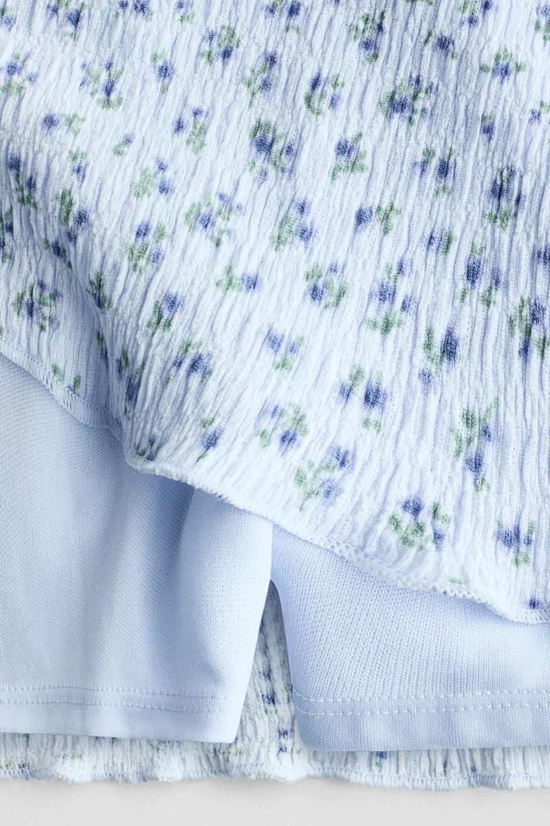 H&M Patterned tiered skirt