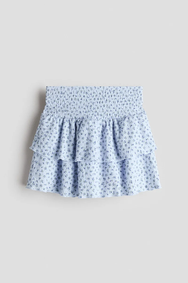H&M Patterned tiered skirt