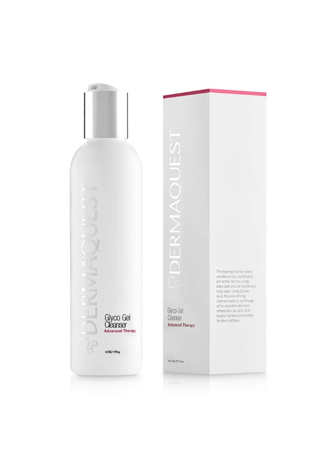DermaQuest Advanced Therapy Foaming Glyco Gel Based Cleanser with 15 Glycolic Acid Lactic Acid Deep Cleansing Daily Face Wash for Oily Skin and Papular Acne 6 oz - Image 2