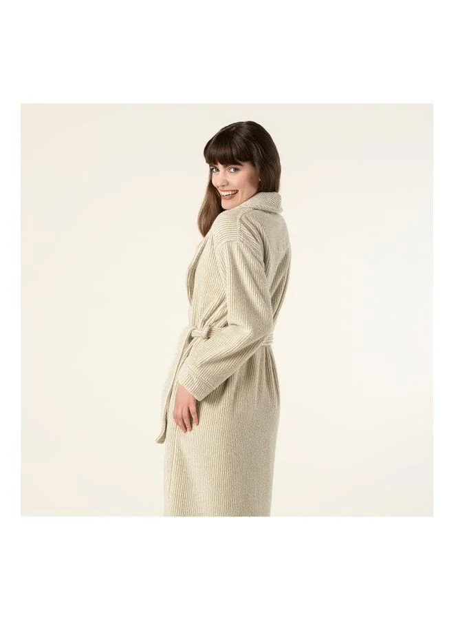 Zsa Zsa Zsu  Solid Natural - Green Bathrobe. for Women | Best Price UAE