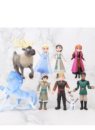 Frozen Elsa & Anna Toy Figure Set - 9 Versatile Designs, Snow Queen Figurines, Car or Cake Decorations, Approx. 5-11cm Height, Perfect for Collecting and Home Decoration - pzsku/Z008F0770D101359C617DZ/45/_/1737183578/42bac1c9-b177-49f7-b650-339698afbb66