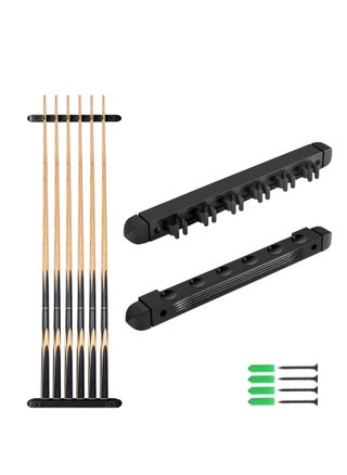 1 Pack Pool Stick Holders, Wall Mounted Billiard Holder, Wooden Pool Cue Holders with 6 Cues, Billiard Cue Racks Set (Black) - pzsku/Z008F11459B41046950A4Z/45/_/1722361141/5b7d0ff9-87e5-4eff-8879-1cae1fa0f70f