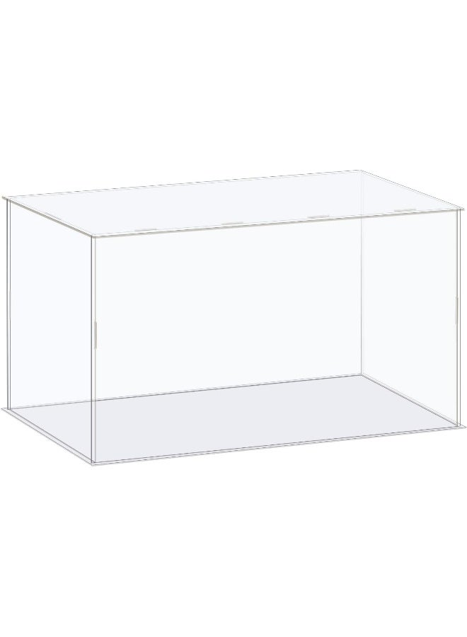 TPGP Acrylic Display Case Box Clear Dustproof Protection Showcase 41X16X16Cm For Collectibles Display - Image 1
