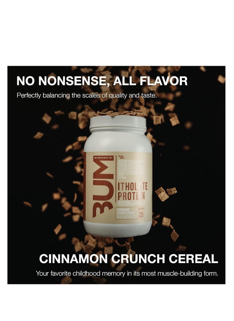 Raw Nutrition RAW CBUM Itholate Protein - Chris Bumstead's Elite Whey Isolate, Zero Fat, Supreme Digestibility, Champion-Grade Muscle Nutrition - Cinnamon Crunch Cereal, 25 Servings  - Image 3